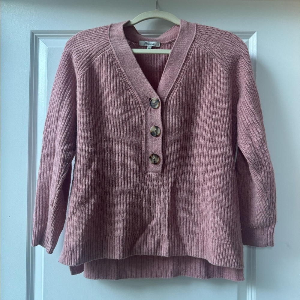 Dusty Pink Madewell Sweater - Sise XS